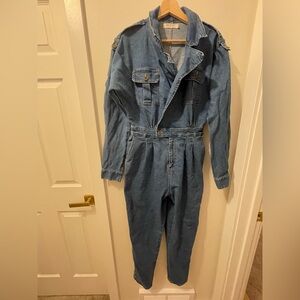 Classic Blue Denim Jumpsuit